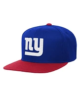 Mitchell & Ness Big Boys and Girls Royal New York Giants Team Two-Tone Snapback Hat