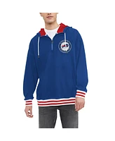 Tommy Hilfiger Men's Royal Buffalo Bills Aaron Quarter-Zip Hoodie