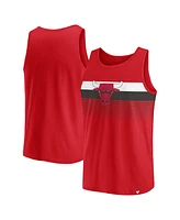 Fanatics Men's Red Chicago Bulls Wild Game Tank Top