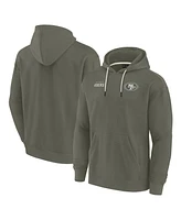 Fanatics Men's and Women's Olive San Francisco 49ers Elements Super Soft Fleece Pullover Hoodie