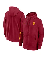 Nike Men's Crimson Usc Trojans 2024 Sideline Full-Zip Hoodie