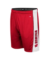 Colosseum Men's Red Wisconsin Badgers Panel Shorts