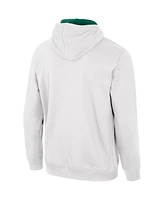 Colosseum Men's White Michigan State Spartans Half-Zip Hoodie