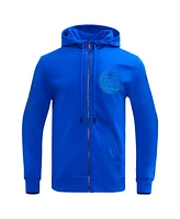 Pro Standard Men's Royal Golden State Warriors Triple Tonal Dk Full-Zip Hoodie Jacket