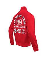 Pro Standard Men's Red Cincinnati Reds Area Code Twill Full-Zip Jacket