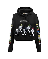 Freeze Max Women's Looney Tunes Tweety Bird Cropped Pullover Hoodie