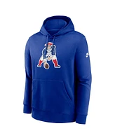 Nike Men's New England Patriots Rewind Club Logo Pullover Hoodie
