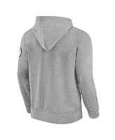 Fanatics Men's Gray Atlanta Falcons Label Maker Pullover Hoodie