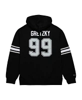 Mitchell & Ness Men's Wayne Gretzky Black Los Angeles Kings 1993 Name Number Premium Pullover Hoodie