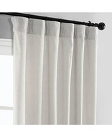 Half Price Drapes Light Sand Simply Faux Linen Curtain Pair (2 Panels