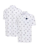 Antigua Men's White Dallas Cowboys Fireworks Polo