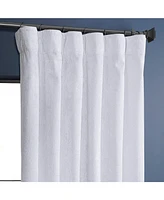 Half Price Drapes Pearl White Lush Crush Velvet Room Darkening Curtain