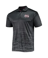 Colosseum Men's Black Mississippi State Bulldogs Marshall Polo