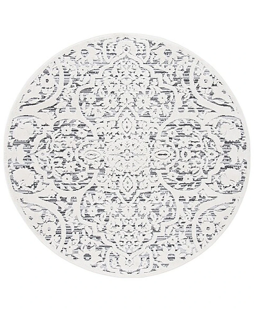 Safavieh Cabana Indoor/Outdoor CBN656A 4'x4' Round Area Rug