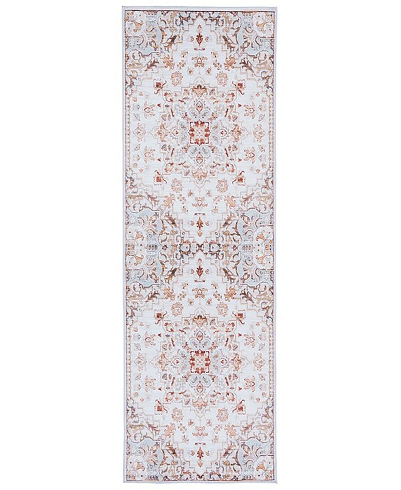 Safavieh Tucson Washable TSN103B 2'6"x12' Runner Area Rug