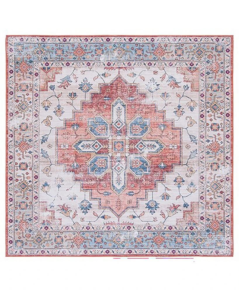 Safavieh Tucson Washable TSN109B 6'x6' Square Area Rug