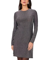 1.state Women's Metallic Long-Sleeve Sheath Dress