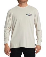 Billabong Men's Arch Wash Long Sleeve Wave Washed T-shirt