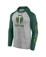 Fanatics Men's Steel Portland Timbers Deflection Raglan Pullover Hoodie