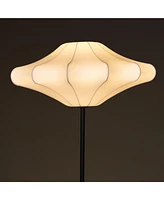Brightech Atlas 67" Modern Led Floor Lamp with Resin Shade