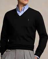 Polo Ralph Lauren Men's Washable Wool V-Neck Sweater