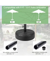 Sugift 18 Inch Fillable Heavy-Duty Round Umbrella Base Stand
