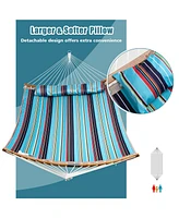 Sugift Outdoor Hammock with Detachable Pillow