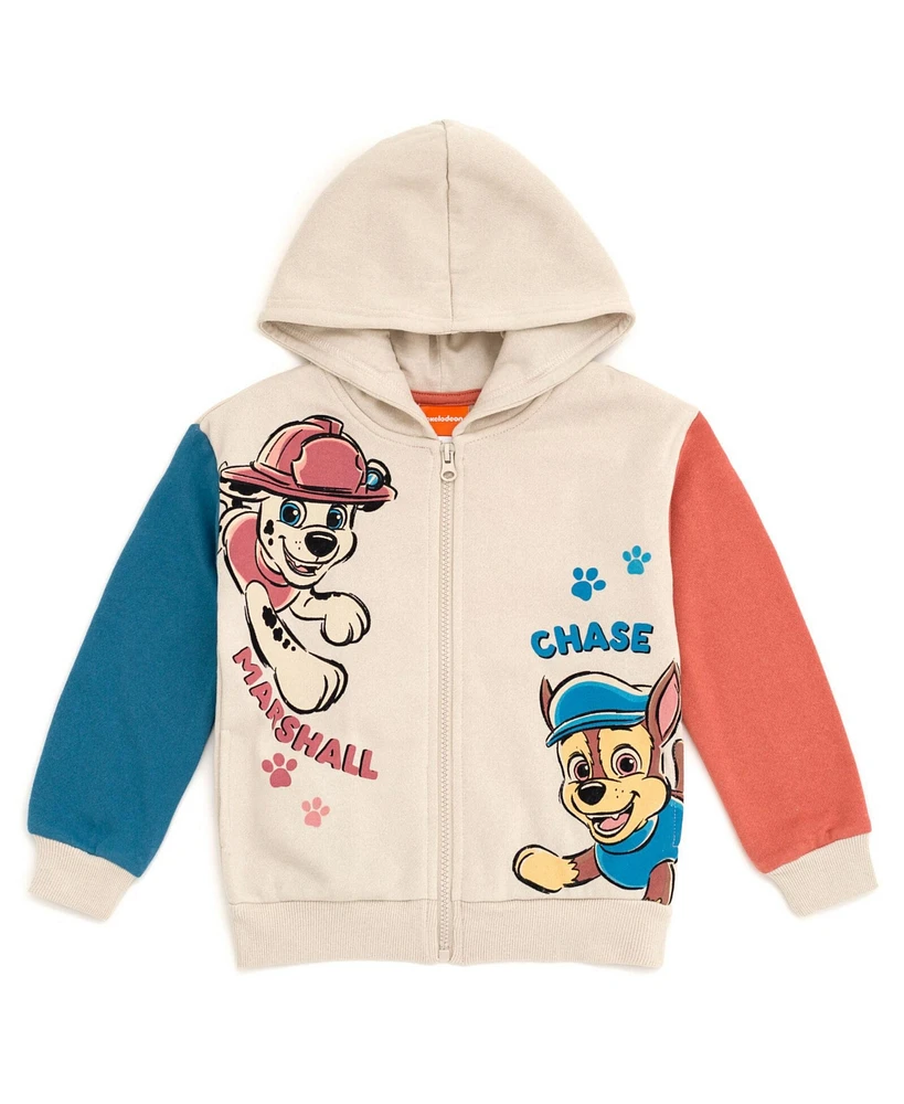 Paw Patrol Boys Fleece Zip Up Hoodie to (2T - 10-12)