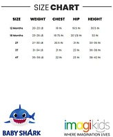 Pinkfong Baby Girls Baby Shark Fleece T-Shirt and Pants to