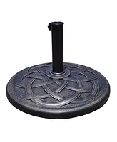 Sugift 22 Inch Heavy Duty Round Umbrella Base Stand