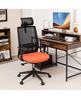 Sugift Ergonomic Office Chair with Lumbar Support and Adjustable Headrest