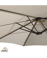 Casainc Patio Maket Umbrella with base