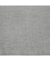 Kate Aurora Lux Living Rod Pocket Pleated Chenille Window Valance - Silver