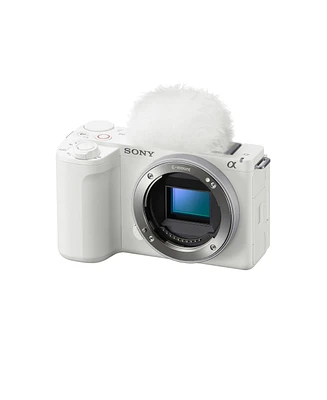 Sony Alpha ZVE10 Ii | Aps-c Interchangeable Lens Mirrorless | Designed for Content Creators | Body Only | White