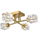 Moose Gold Sputnik Ceiling Light Chandeliers Ceiling Light Fixture 4-Light