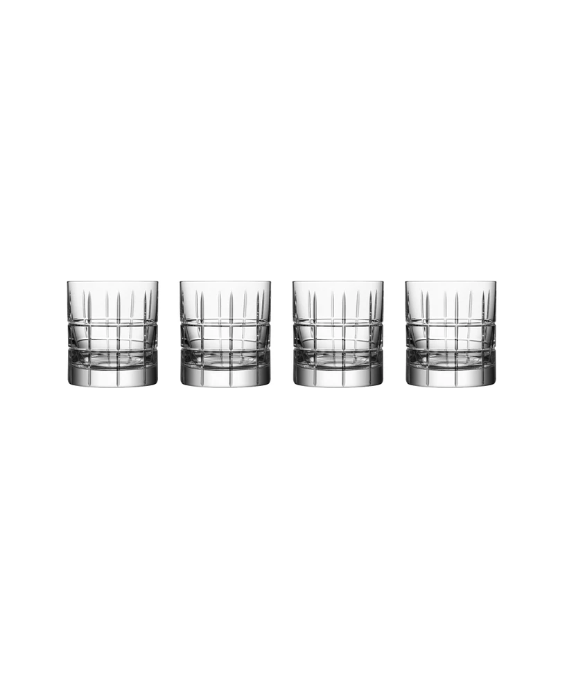 Orrefors Street Old Fashioned Barware, Set of 4