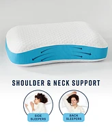 ProSleep Side and Back Sleeper Gel-Infused Memory Foam Pillow, Jumbo