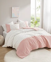 Intelligent Design Shay Clip Jacquard -Pc. Comforter Set