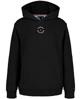 Tommy Hilfiger Big Boys Soft Essential Logo Embroidered Fleece Hoodie