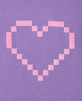 Epic Threads Little & Big Girls Pixel Heart Hooded Dress, Created for Macy's