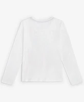 Epic Threads Little & Big Girls Shadow Florals Long-Sleeve T-Shirt, Created for Macy's