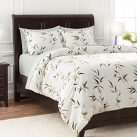 Chanasya Premium Damask Sage Duvet Cover Set