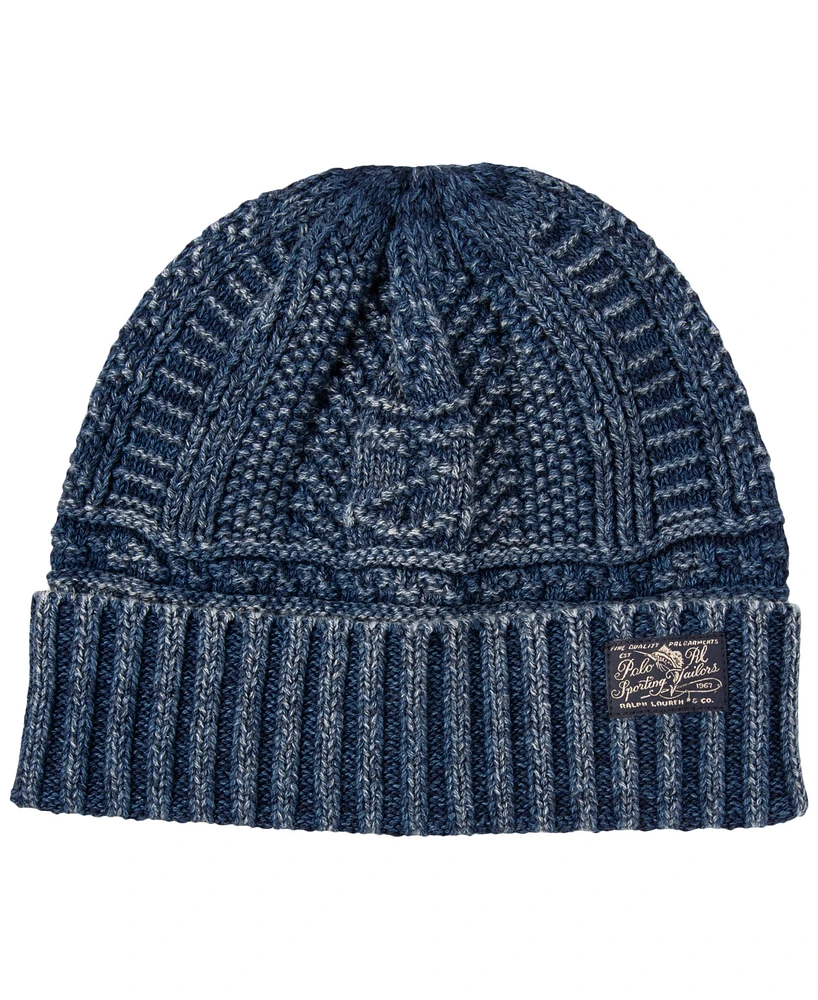 Polo Ralph Lauren Men's Indigo Anchor Beanie