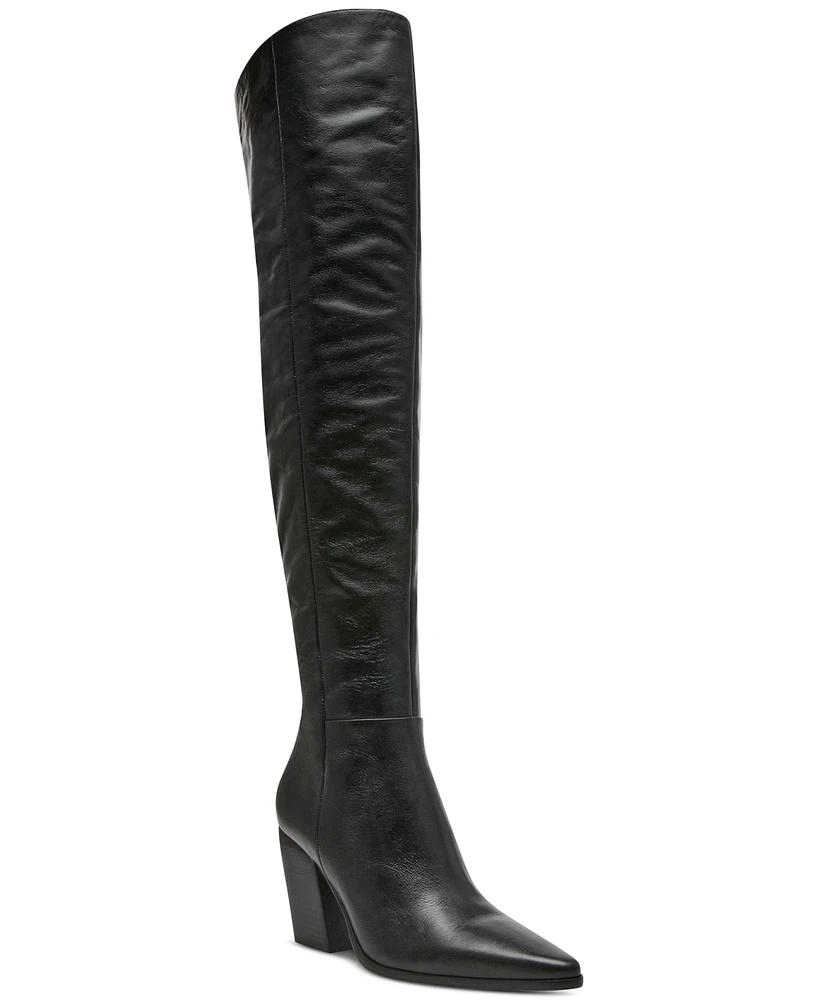 Steve Madden Women's Bramble Over-The-Knee Stretch Boots