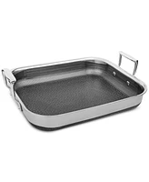 Livwell DiamondClad 14" x 12" Hybrid Nonstick Stainless Steel Roasting Pan with Rack