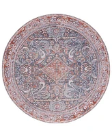 Safavieh Tucson Washable TSN125F 6'x6' Round Area Rug