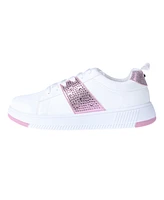 Bebe Little and Big Girls Court Low Top Rhinestones Sneaker