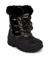 London Fog Toddler Girls Idina Duck Lace Up Boots