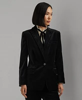 Lauren Ralph Women's Stretch Velvet Blazer