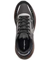 Karl Lagerfeld Paris Men's Side Head Profile Runner Sneaker